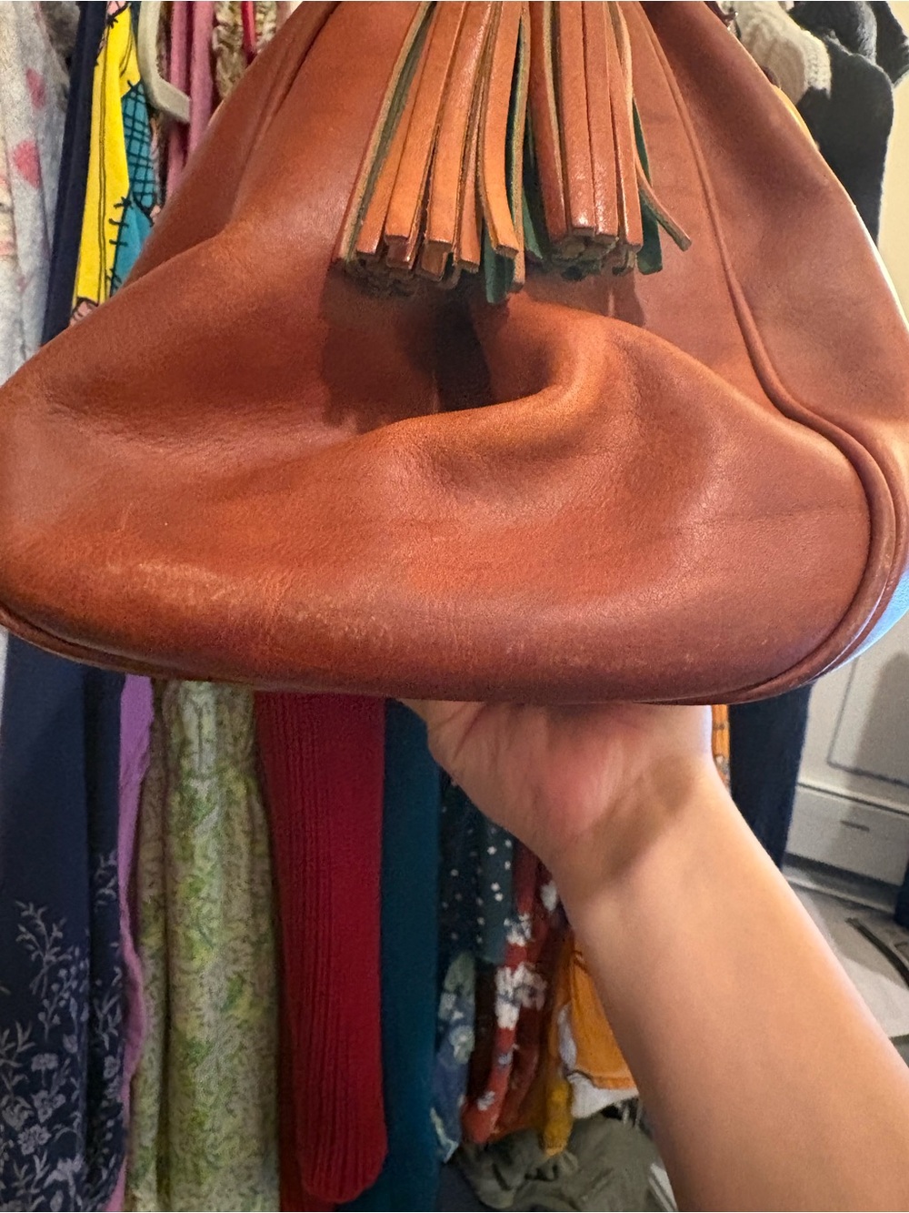 Dooney & Bourke | Large Florentine Leather Satchel | Patina - Picture 8 of 16